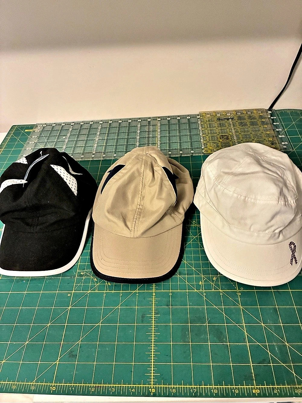 Moisture Management Hats Set, Black & White, beige & navy, white  NWT